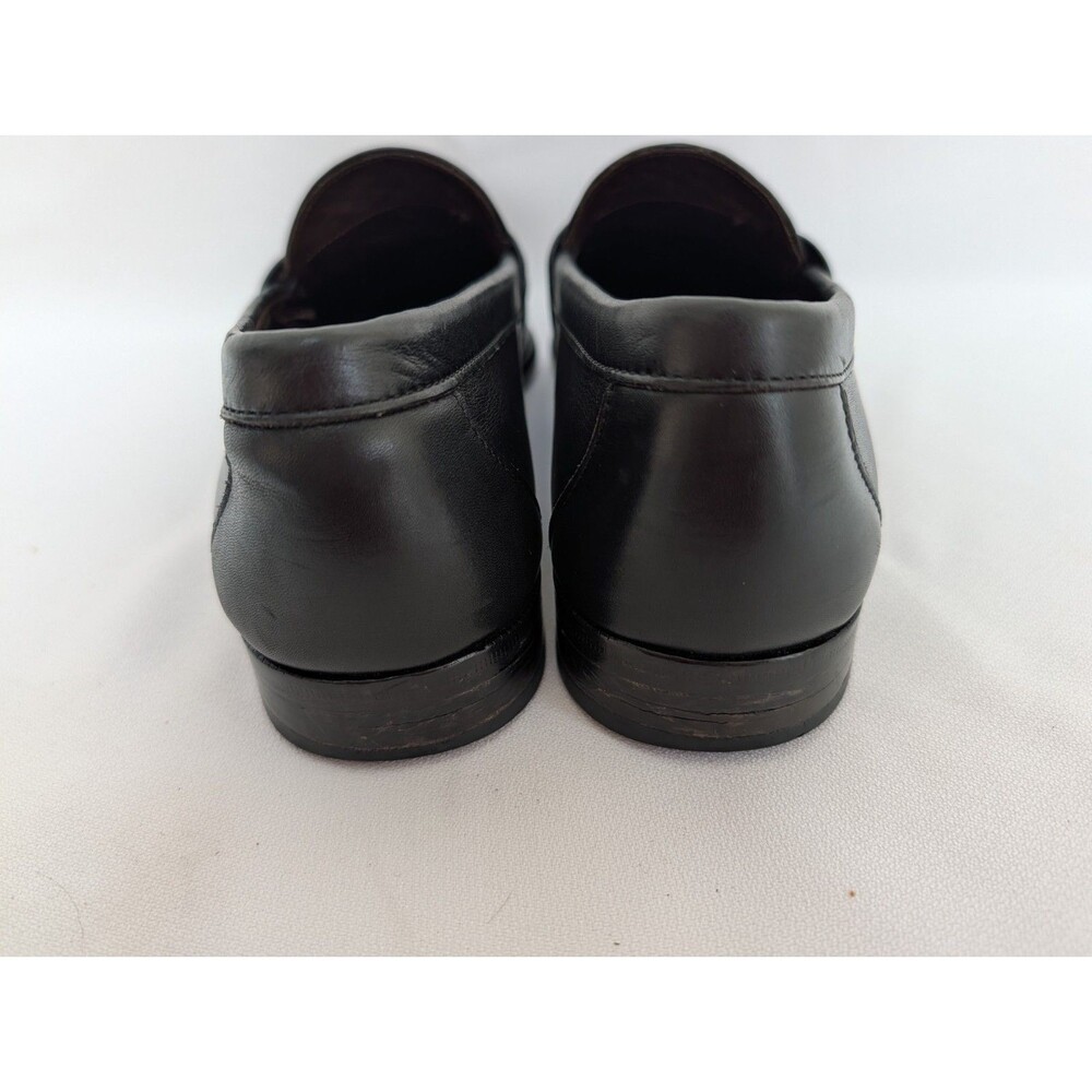 Cole Haan Genuine Crocodile Leather Loafers Sz 10? Black Slip On Dress Shoes US - Picture 6 of 11